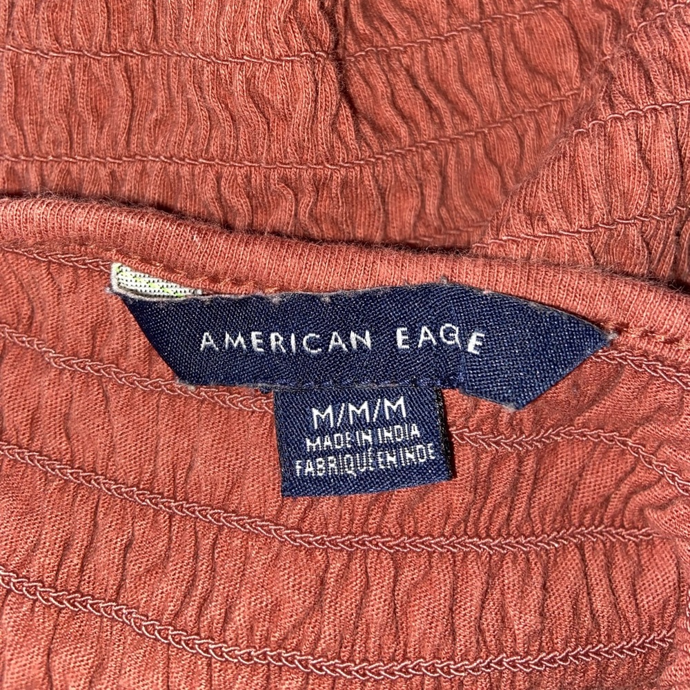 3/$10 American Eagle | Ruched Razorback Tank - Picture 3 of 4